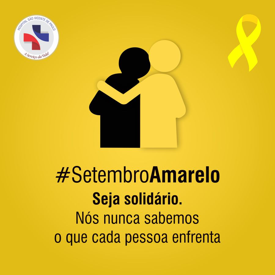 O que é o Setembro amarelo? « Hospital São Vicente de Paulo